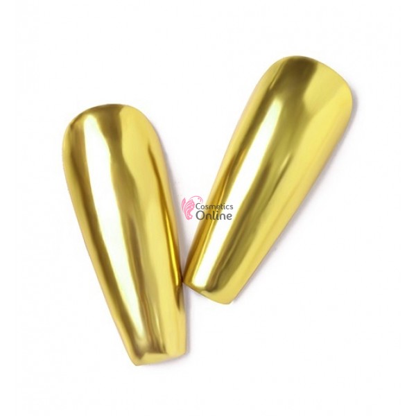 Pigment mirror chrome effect pentru Gel UV sau Acril, NADP015KK Gold Effect